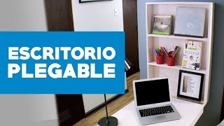 ¿Cómo construir un escritorio plegable?