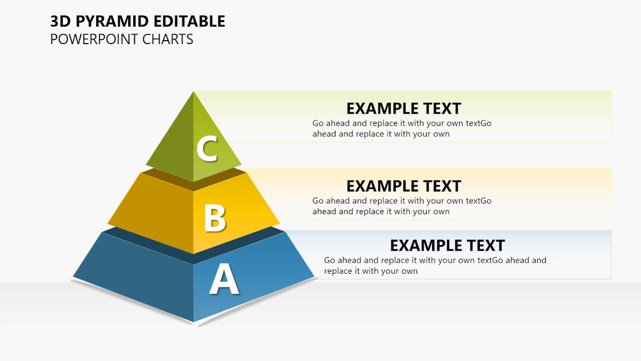 3d Pyramid Chart In Excel