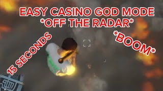 *WORKING* EASY CASINO God Mode Tutorial With Guns, And MiniMap OFF THE RADAR - GTA V ONLINE