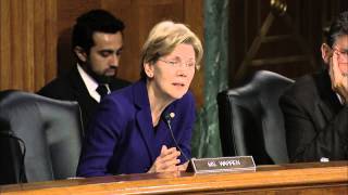 Elizabeth Warren's Q&A of Ben Bernanke at Senate Banking Committee Hearing (full video)