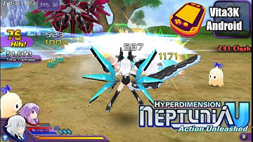 Hyperdimension Neptunia U Action Unleashed - Vita3K Android 1.6.0-3 Gameplay