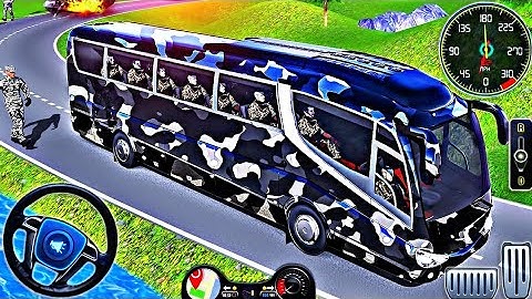 Pakistan Army Soldier Bus Driving Simulator - US Offroad Transport Duty Driver 3D - Android GamePlay