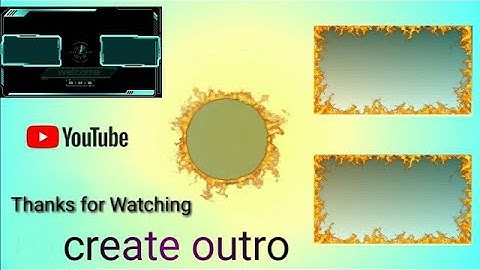 How to set outro for YouTube videos end screen creat with kinemaster app in mobi