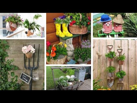 Rustic And Vintage Garden Decor / Amazing Garden And Backyard Ideas /Garden  Decor From Old Furniture - Youtube