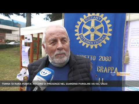 TORNA 'DI RARA PIANTA': RECORD DI PRESENZE NEL GIARDINO PAROLINI | 01/04/2023