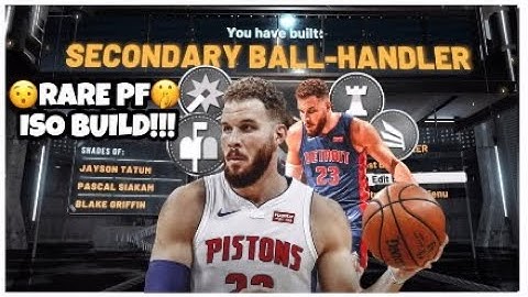 NBA2K21 RARE SECONDARY BALL-HANDLER BUILD HOF FINISHING HOF PLAYMAKING - BLAKER GRIFFIN BUILD