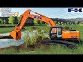 Farming Simulator 19 - FIAT KOBELCO Excavator Digs A Pond