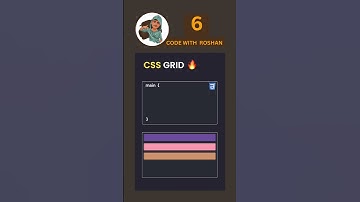 CSS GRID  #shorts #css #coding #html #web_design #javascript