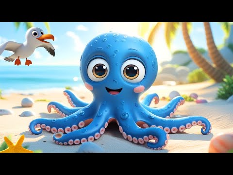 Пісенька про восьминога мрійника Весела пісенька для дітей Дитячі пісні українською Знайченята