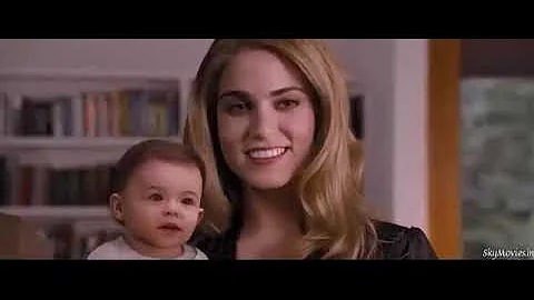 Bella meeting her daughter first time-TWILIGHT-Breaking Dawn Part 2-HINDI Dubbed