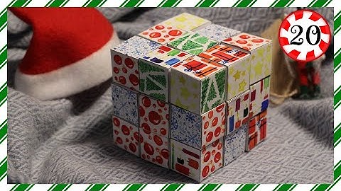 Painted Paper Picture Cube | Puzzle Advent Calendar
