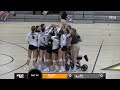 Post vs Adelphi Volleyball Replay | 2025 NE10 Volleyball