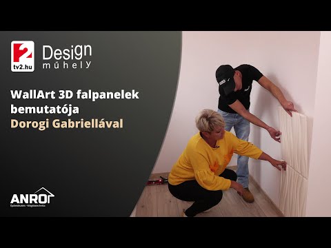 Videó: Környezetbarát 3D falpanelek a kreatív belső terekhez: WallArt