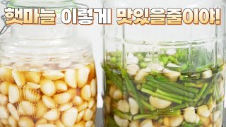 마늘장아찌 더 쉽고 간단한 2가지 방법 이렇게 담그면 실패가 없습니다! 인기 만점 혈관건강에 최고