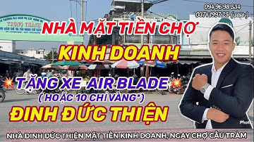🎉 NHÀ MẶT TIỀN CHỢ ĐINH ĐỨC THIỆN CÁCH CHỢ BÌNH CHÁNH 5KM - SẴN SÀNG KINH DOANH MỌI MẶT HÀNG 🎉