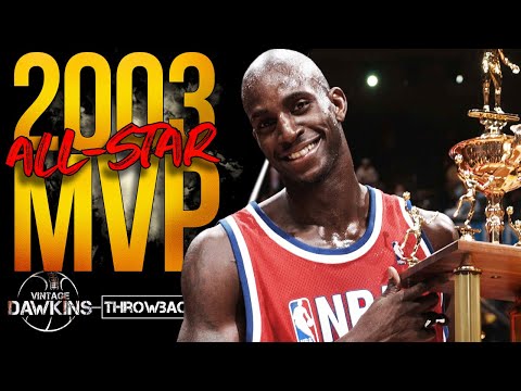 Kevin Garnett Full Highlights At 2003 All Star Game 37 Pts 9 Rebs 5 Stls Game MVP