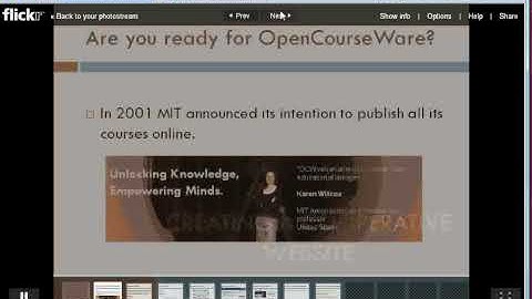 How to show a powerpoint presentation using Flickr
