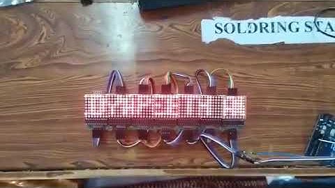 Atal Tinkering Lab ll LED Matrix  based Arduino UNO Project