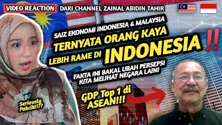 🇲🇾🇮🇩 REACTION SAIZ EKONOMI INDONESIA & MALAYSIA | Ternyata Rame Orang Kaya Di Indonesia‼️