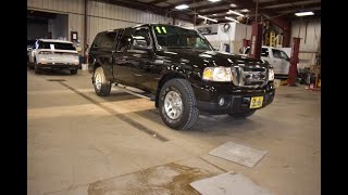 2011 Shadow Black Ford Ranger XLT Super Cab 4x4 SLT5021 Motor Inn Auto Group