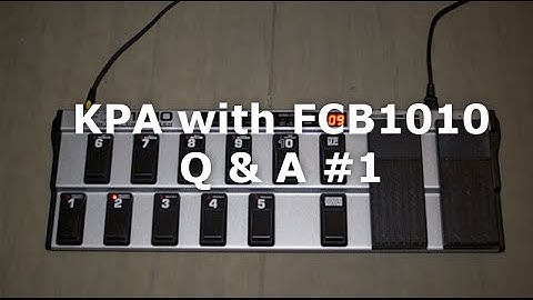 Kemper Profiling Amp with Behringer FCB1010 (no chip). Q&A #1