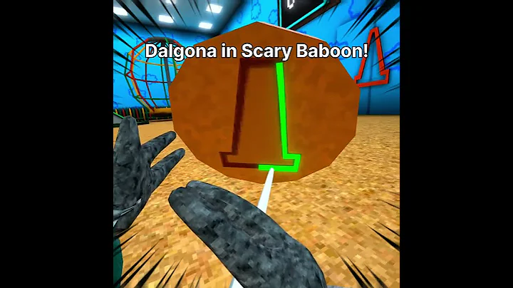Dalgona in Scary Baboon! #scarybaboon #vr #oculus #gorillatag #gorillatagquest 