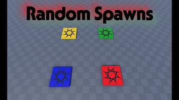 How to Make Random Spawn Points in Roblox Studio