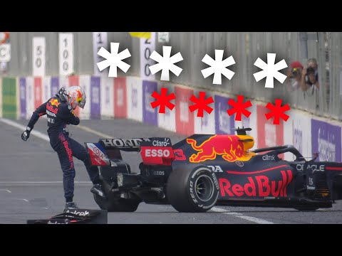MAX VERSTAPPEN FULL TEAM RADIO AFTER HIS PUNCTURE CRASH! | HEARTBREAKING! | 2021 Azerbaijan GP