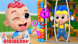 Escape From The Color Prison 👮‍♂ Locked In Prison | Kids Songs | Bibiberry Nursery Rhymes