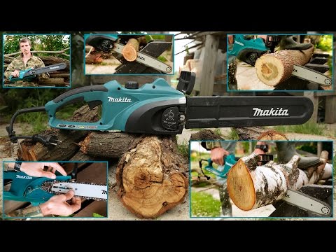 Цепная электропила Makita UC4020A - Обзор и Тест