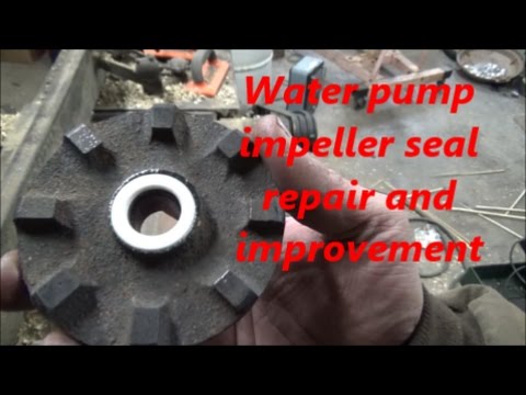 John Deere 2 cylinder water pump impeller repair