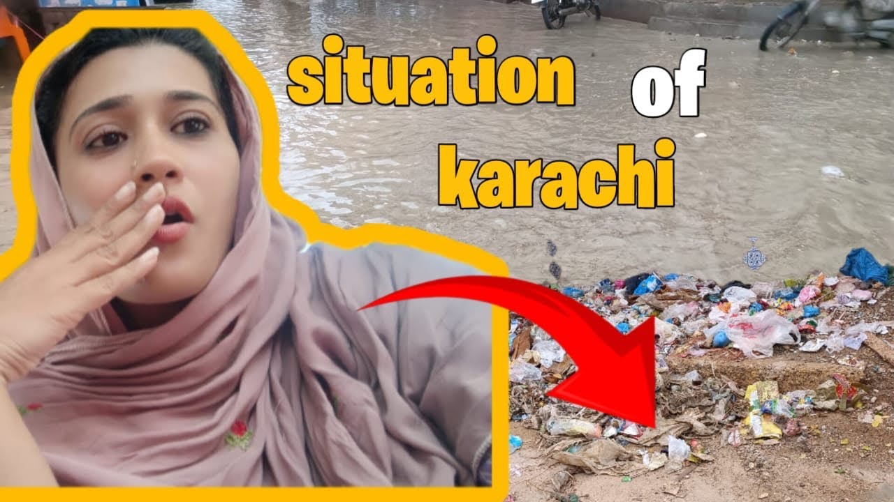 Karachi Rain Situation|after HeavyRain Update in Karachi|Haseen Mosam & City Vibes |farah ka aangan