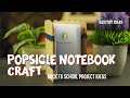 POPSICLE STICK NOTEBOOK CRAFT IDEAS | DIY CRAFT TUTORIAL | BACK TO SCHOOL