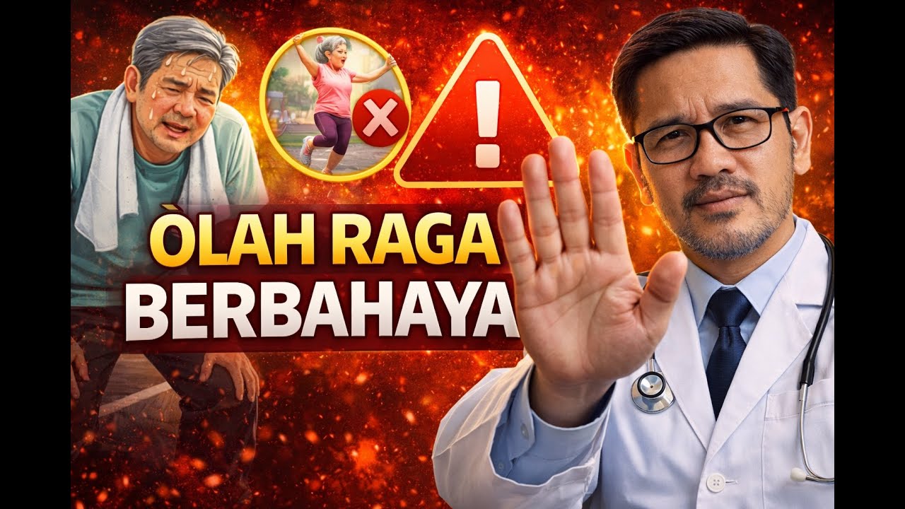Sangat Fatal Akibatnya!  STOP❗Olahraga Ini Berbahaya untuk Jantung Lansia | Tips Lansia Sehat