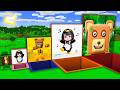 SURVIVAL INSIDE this ALL SIZE PIT with GUGU GAGA PENGUIN | SUPER BEAR ADVENTURE | Minecraft