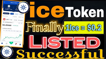 Ice Network New Update / Ice Network Finally Listed Successful 😱 // 1Ice Token = $0.2 🤑 #icenetwork