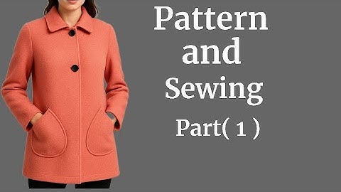 ✂️ Pattern Making & Cutting a Peach Women’s Coat | Step-by-Step Tutorial for Beginners✅️part ( 1 )