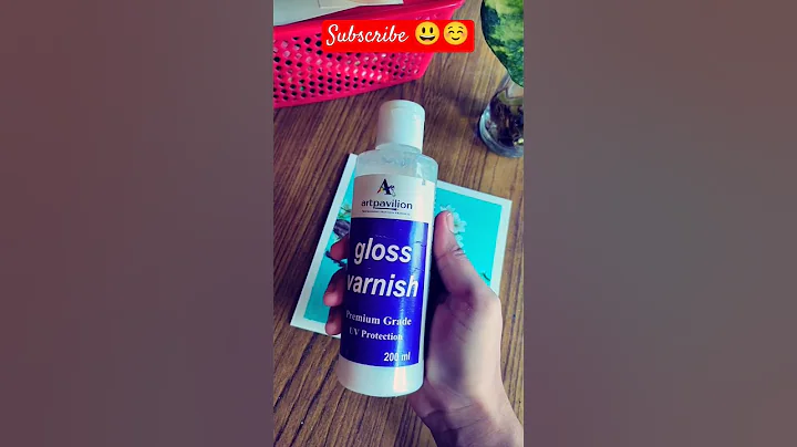 varnish on acrylic painting🎨 😍#shorts #viral #acrylicpainting #art