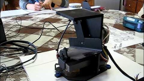 Azimuth elevation stepper motor unit