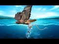 Hawk vs sea snake  the fight between of two hunter  ivm sky animals