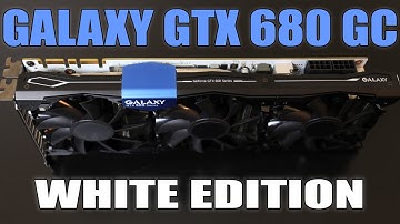Galaxy GTX 680 GC White Edition Overclocked Video Card Overview with Two-way SLI Benchmarks