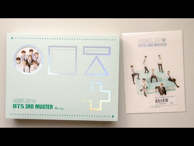 Unboxing | BTS 3rd Muster Army Zip+ Blu ray - YouTube
