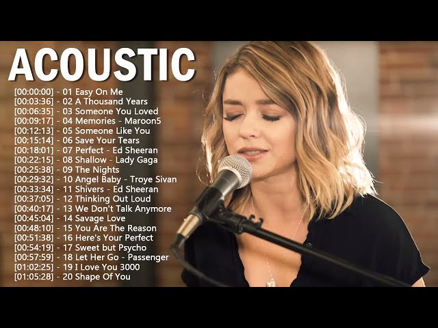 Acoustic Love Songs 2023 / Top English Acoustic Cover Songs / Guitar Acoustic Songs Playlist 2023 class=