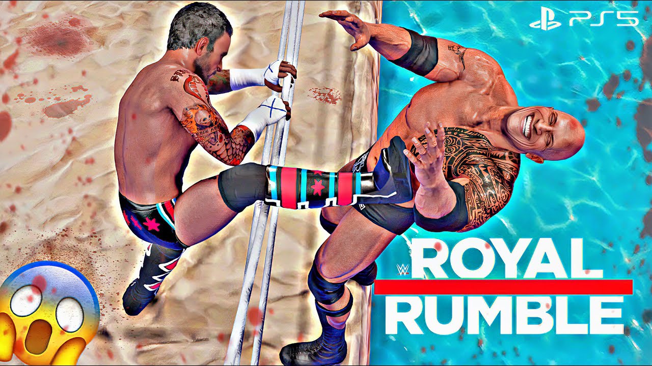 WWE 2K24 - Water Royal Rumble Match | PS5™ [4K60] - YouTube