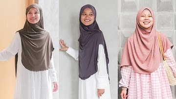 Tutorial Pashmina Oval Hijab Alila ala Salamah