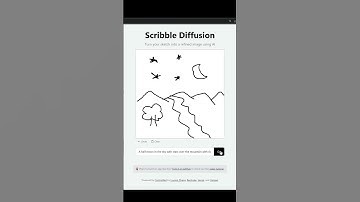 Scribble diffusion l #artificialintelligence #midjourney #scribbling