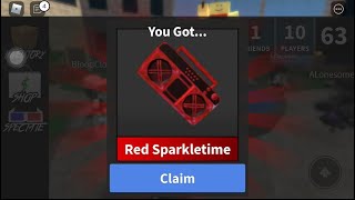 Mm2 Buying Red Sparkle Time Radio with Murderer Win