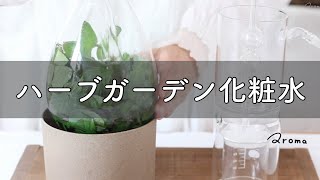 【フレッシュハーブ蒸留】ペパーミント＆オレガノ＆オレンジミント / 化粧水の作り方