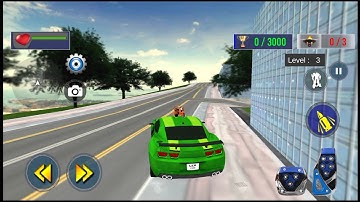 Drone Robot Car Transform Game - Android Gameplay