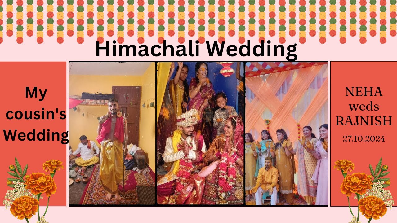 Himachali Wedding Vlog Day 1 | Traditional Pahadi Marriage Rituals | Cousin’s Shaadi Special ❤️"